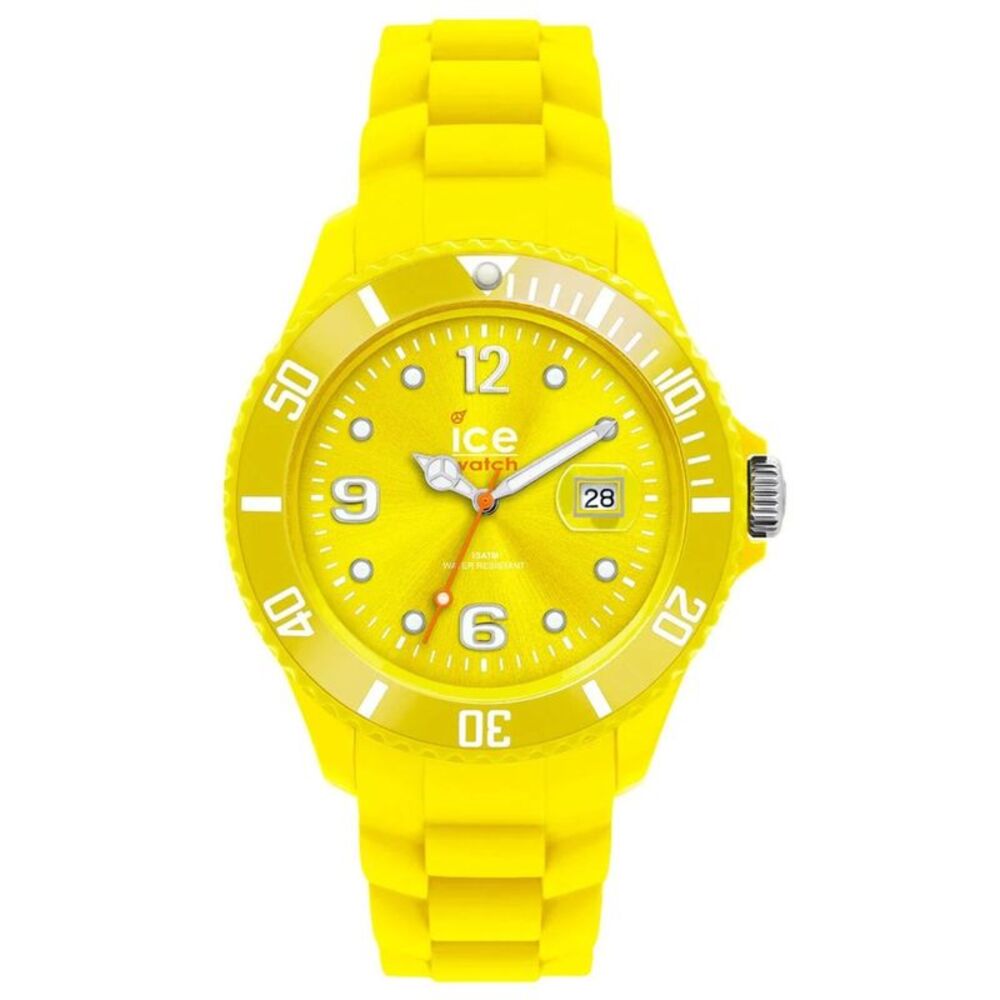 Ice watch Men's Sili Yellow Dial Watch - SI.YW.B.S.09
